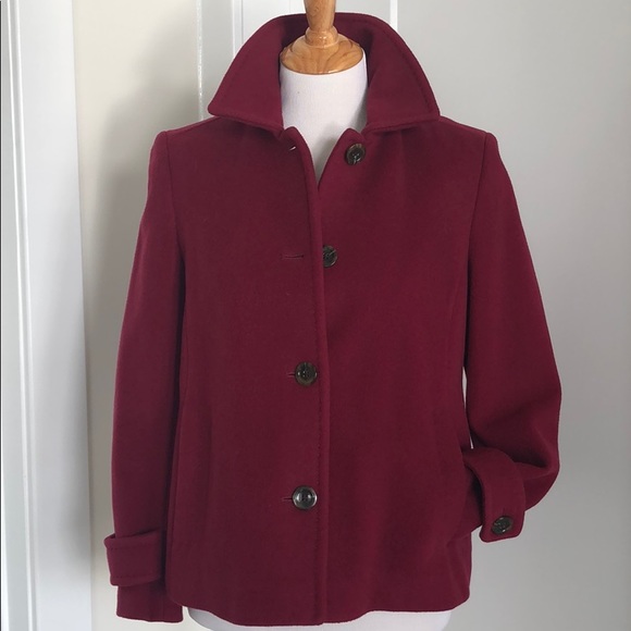 lands end swing coat